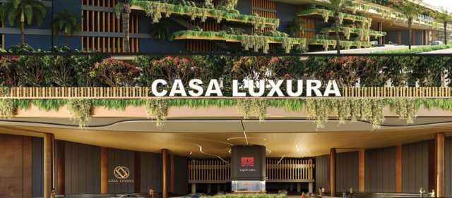 Grand entrance and arrival court at Rajapushpa Casa Luxura, Neopolis, Kokapet Kokapet