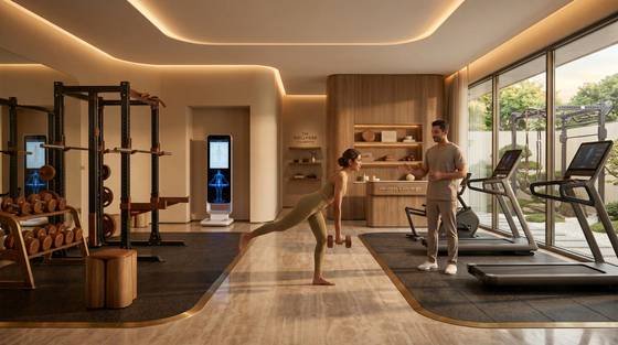 Fitness centre at Raghava Halo, Kondapur