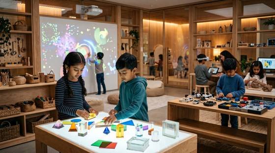 Children's learning lab at Raghava Halo, Kondapur