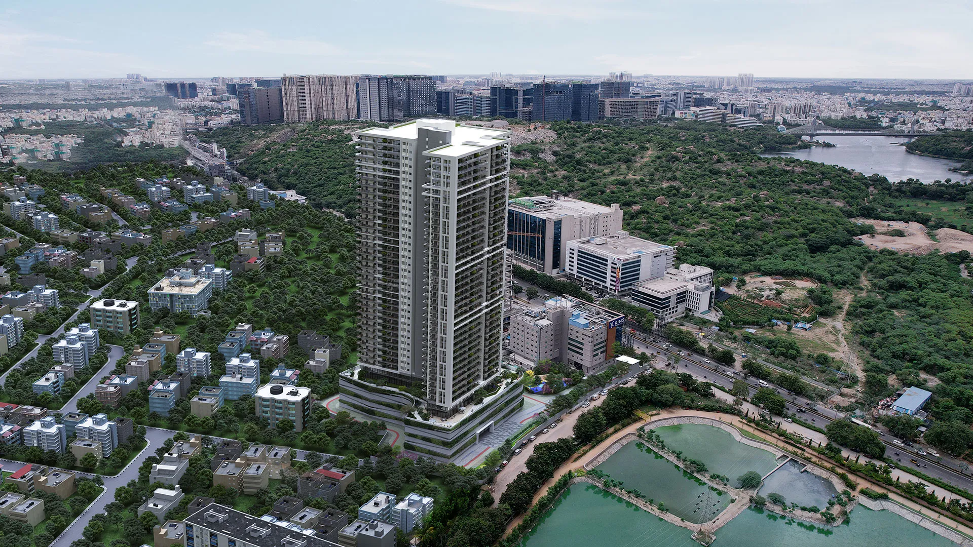 Prestige Rainbow Waters Raidurgam: Lakefront 4 BHK & Duplex Sky Villas in Hyderabad