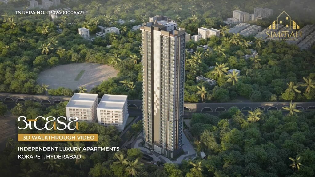 Simchah Acasa in Kokapet: Boutique Sky Villa 3.5 BHK Residences in Hyderabad